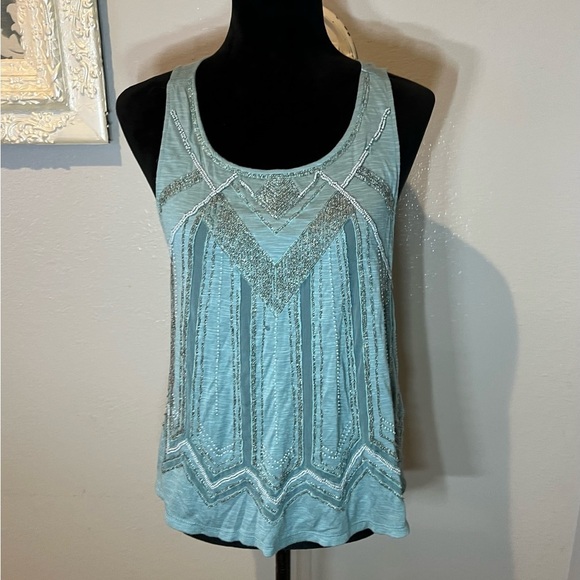Kimchi Blue Tops - Kimchi Blue beaded Sleeveless Tank